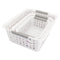 REGENT PLASTIC HARMONY LINE LARGE BASKET CLEAR & GREY, (345X280X130MM)