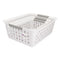 REGENT PLASTIC HARMONY LINE LARGE BASKET CLEAR & GREY, (345X280X130MM)