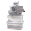 REGENT PLASTIC KEY SQUARE STORAGE BOX CLEAR, 2.1LT (200X160X100MM)