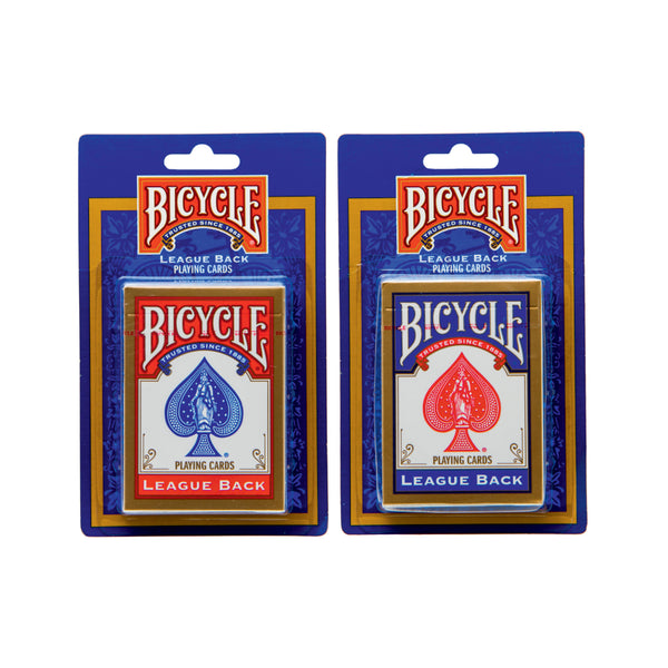 Bicycle league discount back playing cards